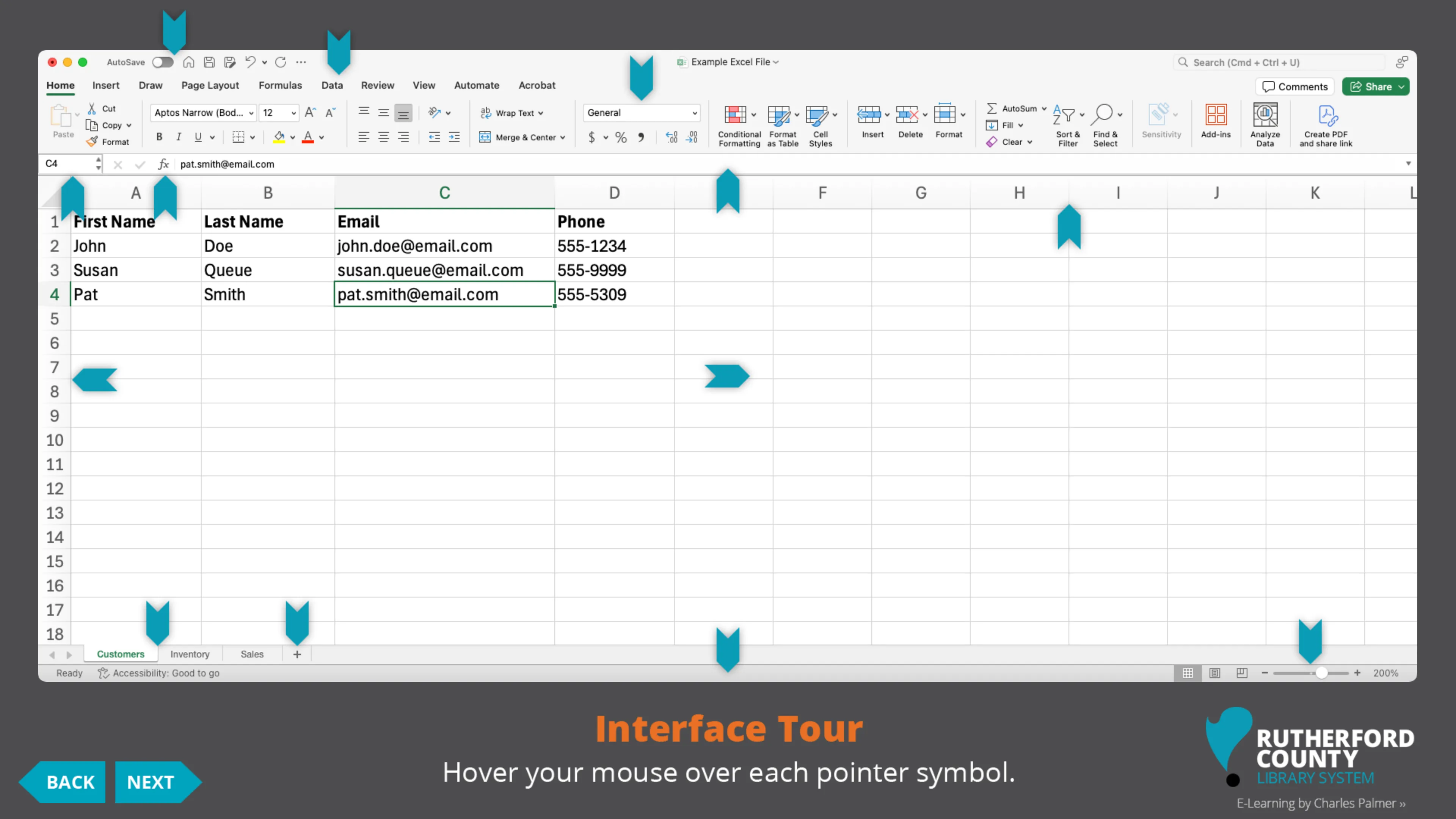 Beginner Excel Part 1 for the Rutherford County Library System